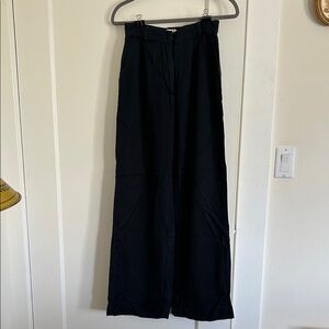 Abercrombie & Fitch Women's Midnight Wide Leg Trousers